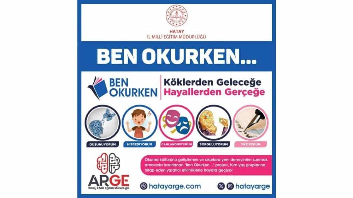 BEN OKURKEN PROJESİ OKULUMUZDA  UYGULANMAYA DEVAM EDİYOR